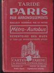 Taride Paris par arrondissements Métro Autobus (malý formát) - náhled