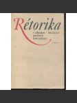 Rétorika v dějinách jazykové komunikace [řečnictví, dějiny rétoriky] - náhled