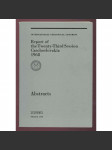 International Geoglogical Congress: Report of the Twenty-Third Session, Czechoslovakia 1968: Abstracts [geologie, přírodní vědy, sborník] - náhled