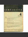 Země sovětů, ročník 4., č. 4/1935 (Časopis společnosti pro kulturní a hospodářské styky s SSSR) - náhled