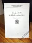Studijní texty k dějinám pedagogiky - náhled