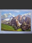 Marmolata (3344 m) vom Bindelweg Dolomiten Tirol. - náhled