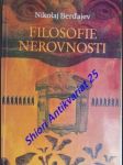 Filosofie nerovnosti - berďajev nikolaj alexandrovič - náhled