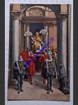 PIUS XI. - Il Pontefice Pio XI. in sedia gestatoria si reca ad aprire la Porta Santa in S. Pietro 24. Dicembre 1924 - náhled