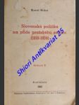 Slovenská politika na pode pražského snemu (1918-1938) - sväzok ii. - sidor karol - náhled