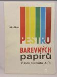 Složka pestrobarevných papírů - 8 listů formátu A/4 - náhled
