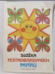 Složka pestrobarevných papírů - 8 listů formátu A4, 90g/m2 - náhled