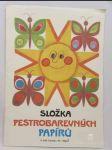 Složka pestrobarevných papírů - 8 listů formátu A4, 90g/m2 - náhled