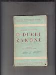 O duchu zákonů - náhled
