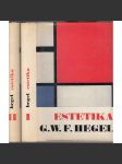 Estetika I. a II. (2 svazky) Hegel [Edice Estetická knihovna, sv. 1 a 2] - náhled