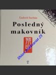Poslední makovník ( slovenské hexametre z japonska ) - suchán ludovít - náhled