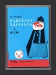 Pařížský zápisník I. - náhled
