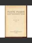 Právní prakse, měsíčník československých právníků, ročník XI./1947 (právo) - Právní praxe - náhled