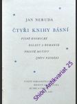 Čtyři knihy básní - neruda jan - náhled