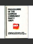 Programme of the German Communist Party (DKP) [1978; program Deutsche Kommunistische Partei; Německo] - náhled