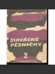 Slovácké pěsničky 2. (Písničky) - náhled