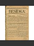 Besídka, příloha Rovnosti 1914 / Dělnická besídka, nedělní zábavná příloha Rovnosti 1915 (časopis, noviny) - náhled
