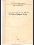 Matematická analýza II. - náhled