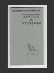 Mýtus a význam - náhled