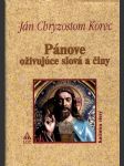 Pánove oživujúce slová a činy - náhled