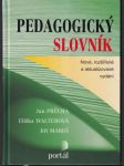Pedagogický slovník - náhled
