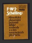 Filosofická zkoumání bytnosti lidské svobody a s tím souvisejících předmětů - náhled