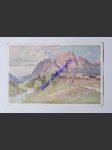 COMPTON Edward Harrison (1881-1960) - Cortina d´Ampezzo gegen Pagagnon . Dolomiten . Tirol . - náhled