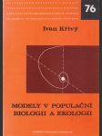 Modely v populační biologii a ekologii - náhled