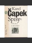 Válka s mloky  (Spisy Karel Čapek IX) - náhled