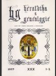 Heraldika a Genealogie 1-4/1997 - náhled
