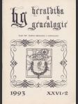 Heraldika a Genealogie 1-2/1993 - náhled