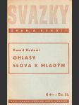 Ohlasy a slova k mladým - náhled