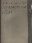 Lidové noviny in memoriam T.G.M. - náhled