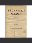 Technický obzor, ročník IV., čísla 1-30/1921-1923. Odborná příloha časopisu Zájmy Kovodělníků - náhled