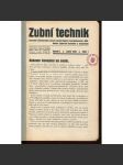 Zubní technik, ročník I., čísla 1.-12./1934 - Časopis Jednotného svazu soukromých zaměstnanců v ČSR [zubař, zuby] - náhled