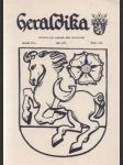 Heraldika. bulletin pro pomocné vědy historické 1-2/1974 - náhled