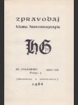 Zpravodaj klubu historiografie 1984 - náhled