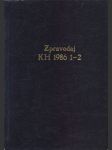 Zpravodaj klubu historiografie 1-2/1986 - náhled