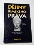 Dějiny římského práva - náhled
