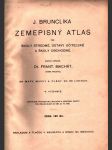 J. brunclíka zemepisný atlas - náhled