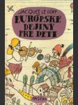 Európske dejiny pre deti - náhled