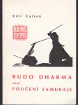 Budo dharma neboli Poučení samuraje - náhled