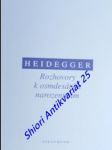 Rozhovory k osmdesátým narozeninám - heidegger martin - náhled