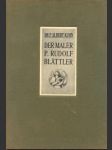 Der maler p. rudolf blättler. ein moderner fiesole - náhled