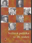 Světová politika ve 20. století II. - náhled