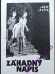 Záhadný nápis - janšta josef - náhled