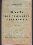 Příručka pro hasičského  vzdělavatele -díl 1 - náhled