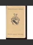 Shakespearovy sonety (1x grafika Jiří Šindler) - náhled