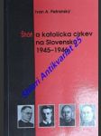 Štát a katolícka cirkev na slovensku 1945-1946 - petranský ivan a. - náhled