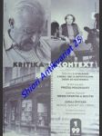 Kritika a kontext - časopis kritického myšlenia - 1/99 - kolektiv autorov - náhled